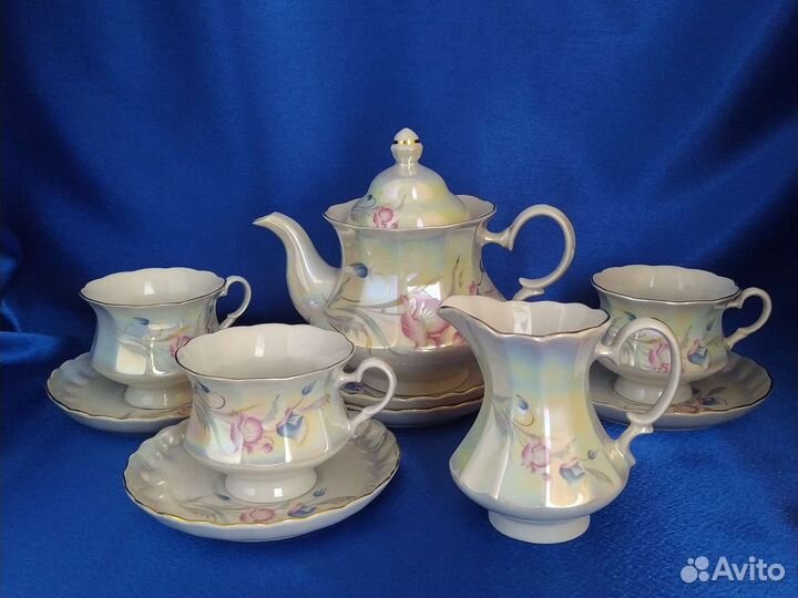Чайный сервиз коростень фарфор