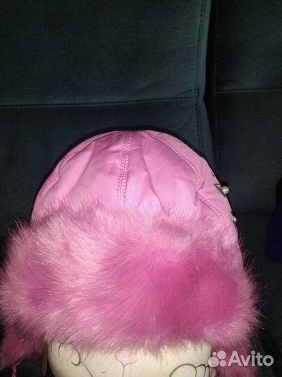 Шапка зимняя для девочки 54 56