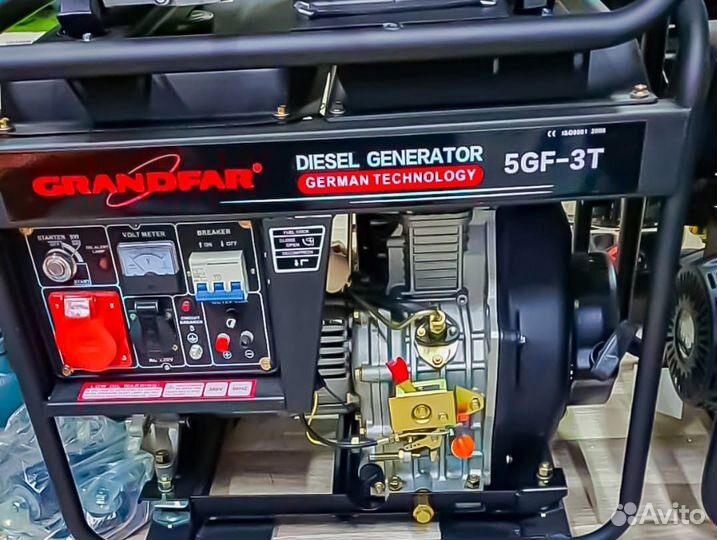 Дизельный генератор 5 квт новый