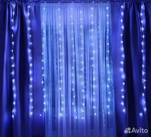 Гирлянда-штора 3х2