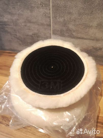 Полировальный круг 3М для авто из овчины