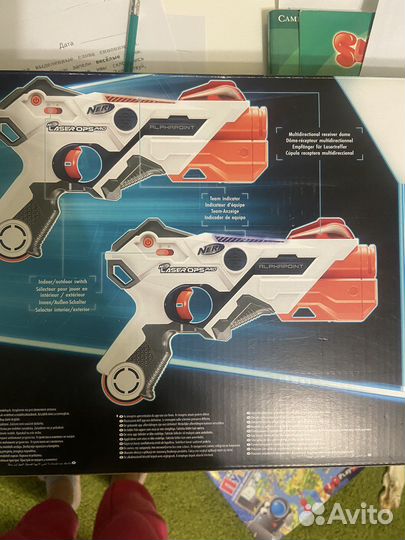 Бластер nerf laser ops pro