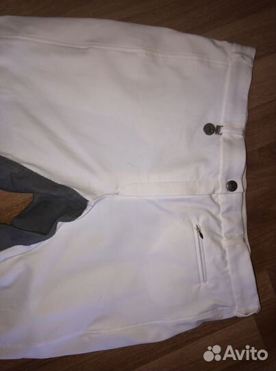 Белые женские бриджи для конного спорта Pikeur