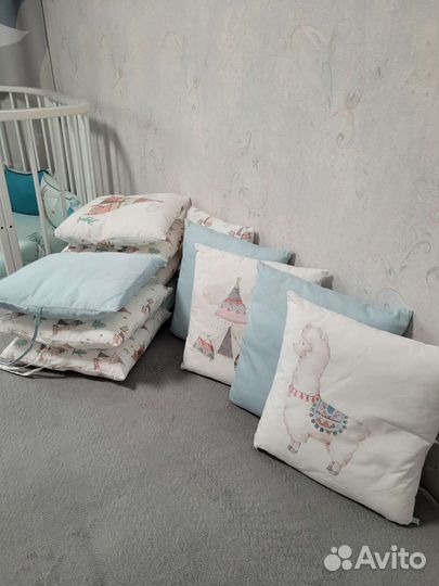 Бортики-подушки в детскую кроватку Lappetti