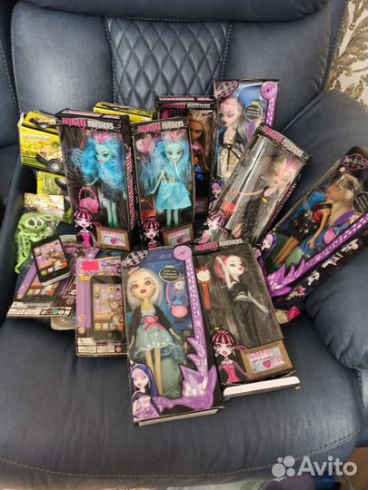 Куклы монстер хай новые