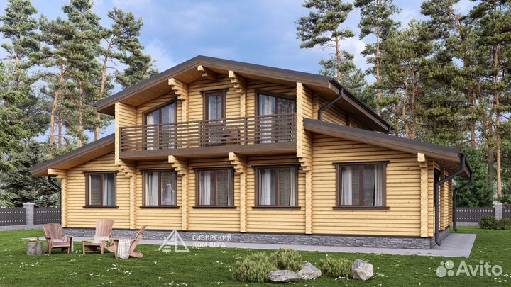 Дом 9х15 из профилированного бруса