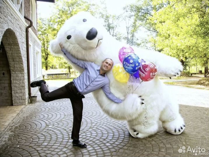 Ростовая кукла Белый Мишка