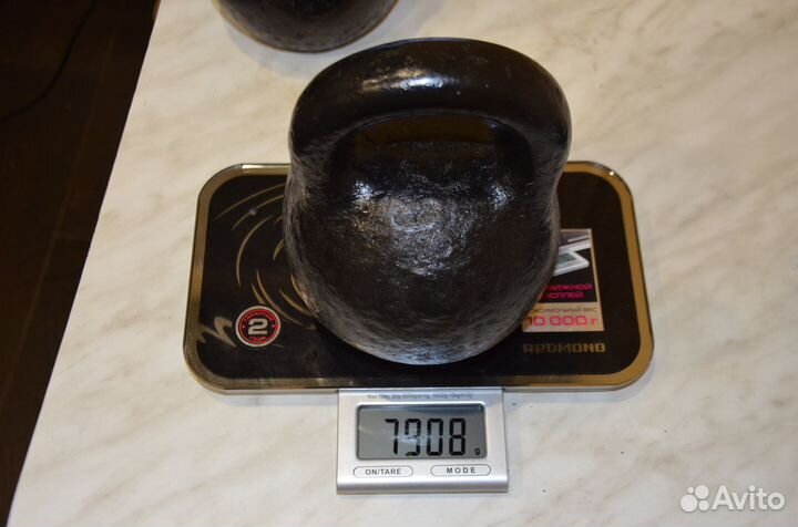 Гири металлические вес 8 кг