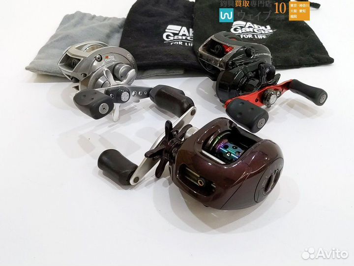 Мульт. катушки леворук. Abu Garcia, Daiwa, Shimano