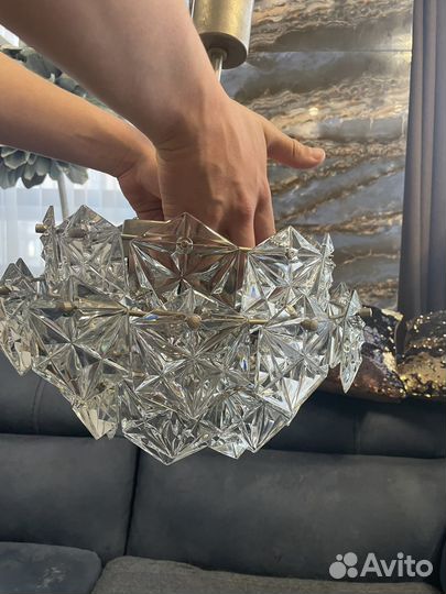 Люстра хрусталь СССР Искра