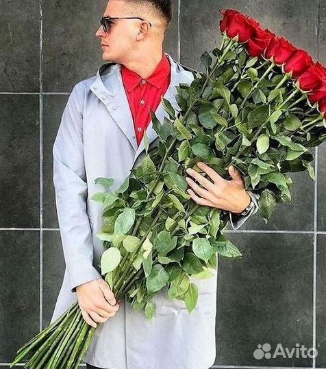 Высокие розы Букеты с доставкой