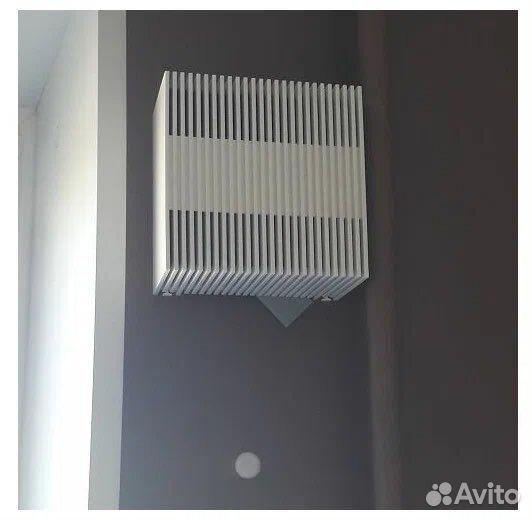 Установка приточного клапана