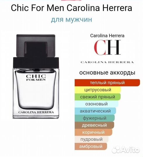 Carolina Herrera Chic For Men