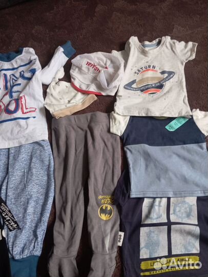 Детские вещи пакетом на мальчика 68 74