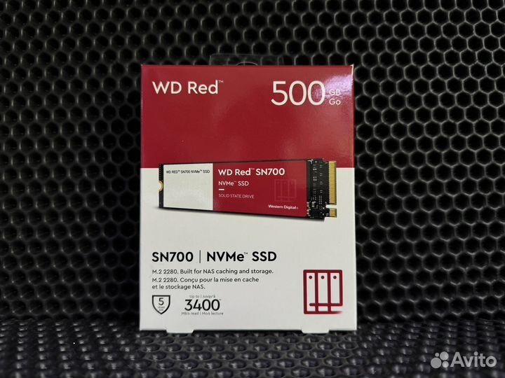 WD Red SN700 500Gb SSD M.2 накопитель