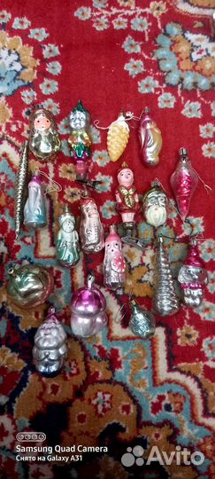 Елочные игрушки СССР