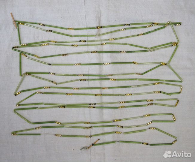 Елочные украшения, бусы СССР