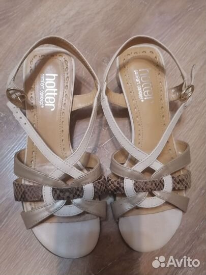 Босоножки женские 34 р Hotter Англия натур кожа