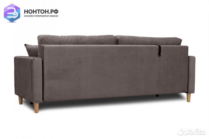 Диван тик-так Айрин коричневый