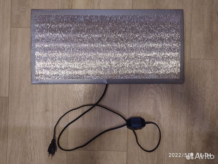 Теплый коврик с терморегулятором 25х50см