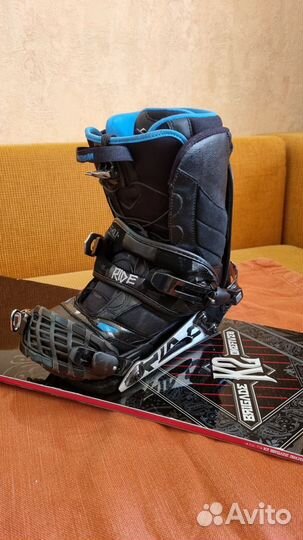 Сноуборд, крепления, ботинки (комплект мужской)