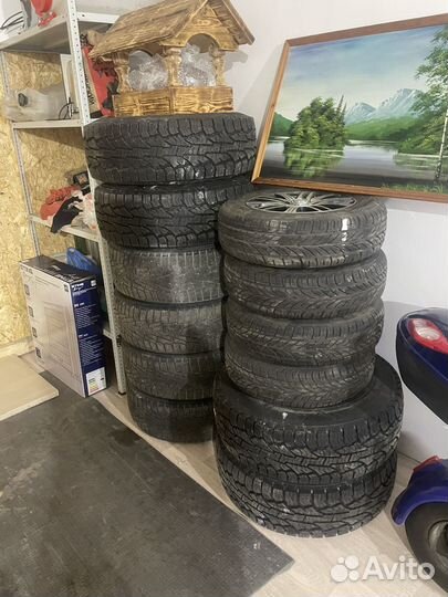 Продаются комплект 31 колес на 15 дисках для УАЗ