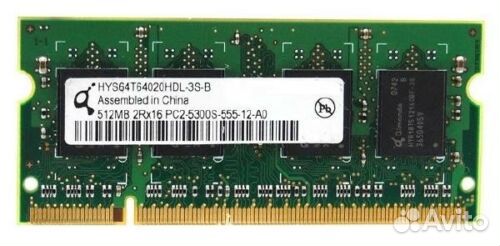 Оперативная память для ноутбука DDR2 и DDR SoDimm