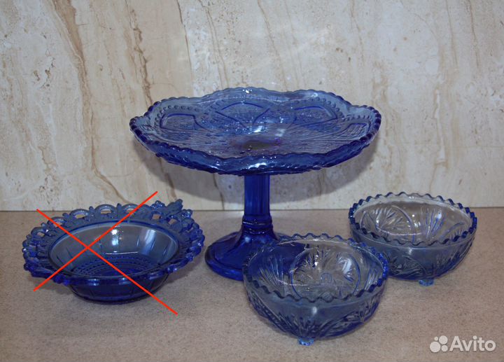 Синяя посуда СССР