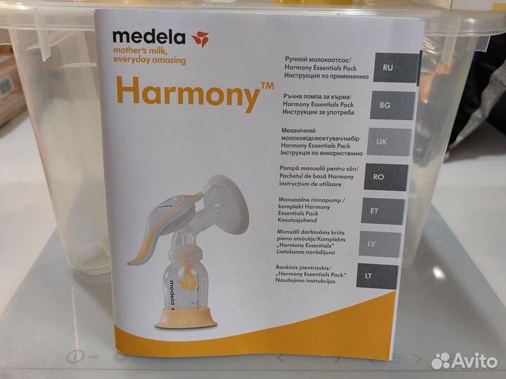 Молокоотсос medela ручной