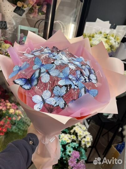 Букет из бабочек 25 шт