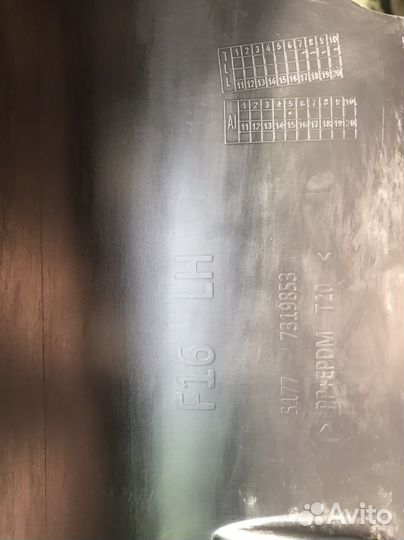 Накладка L+R порога Basic BMW X6 кузов F16