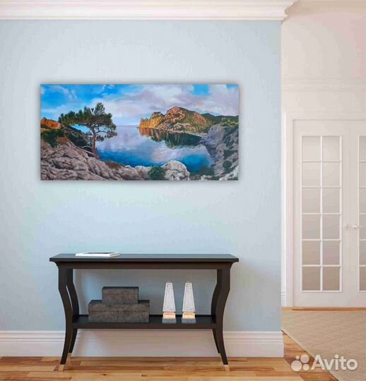 Новый свет Крым картина акрилом