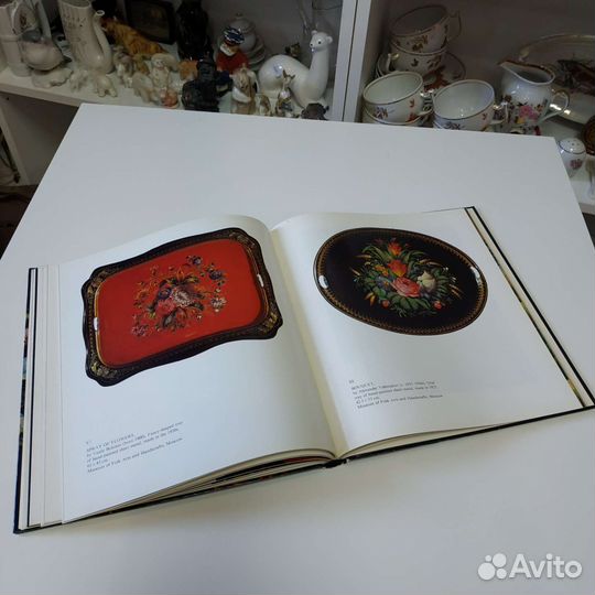 Чудесный альбом русский расписной поднос