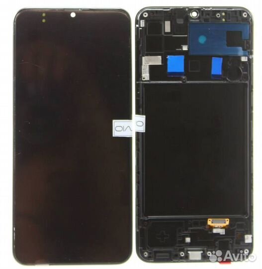 Дисплей для Samsung A20 (A205F) в рамке (oled Full