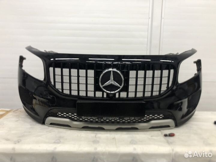 Решетка радиатора GT Mercedes GLB (X 247) черная