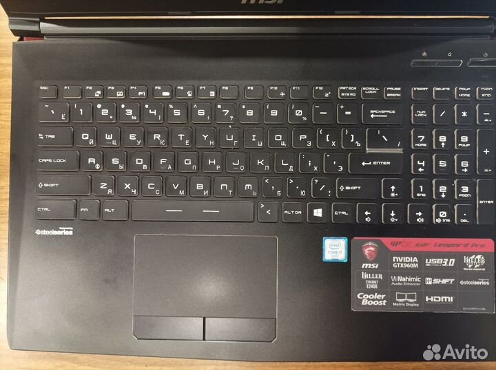Игровой Ноутбук MSI В хорошем состоянии