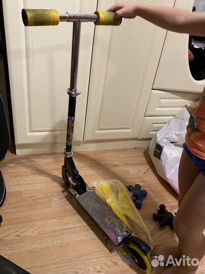 Самокат снегокат детский