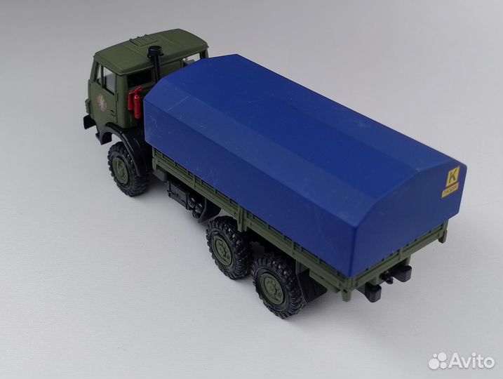 Камаз 4320 (1976-2001), военный, с синим тентом
