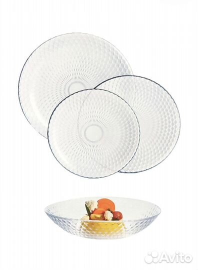 Набор посуды luminarc pampille прозрачный