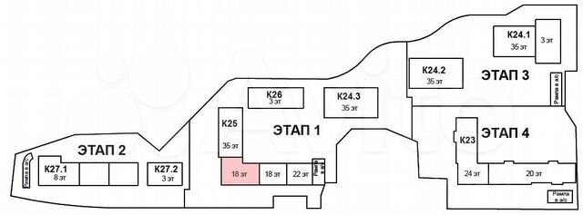 Квартира-студия, 26,1 м², 13/18 эт.
