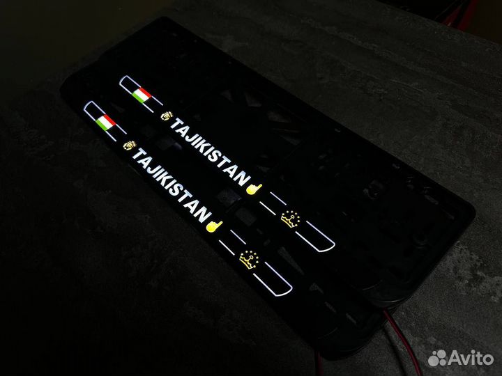 Рамка номера с подсветкой LED