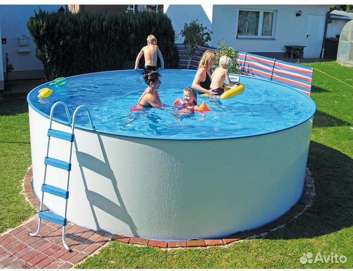 Морозоустойчивый каркасный бассейн Laguna, серый