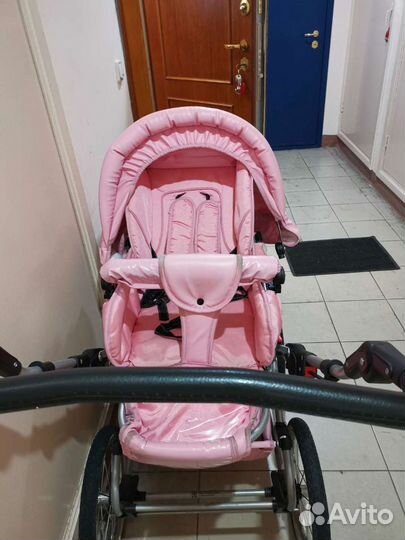 Детские коляски 3 в 1 из эко кожи