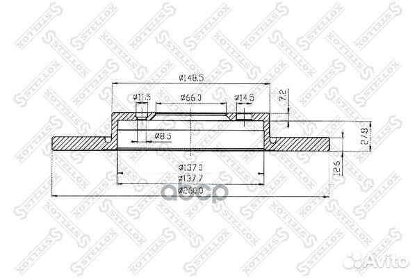 6020-1516-SX диск тормозной передний BMW E30 1