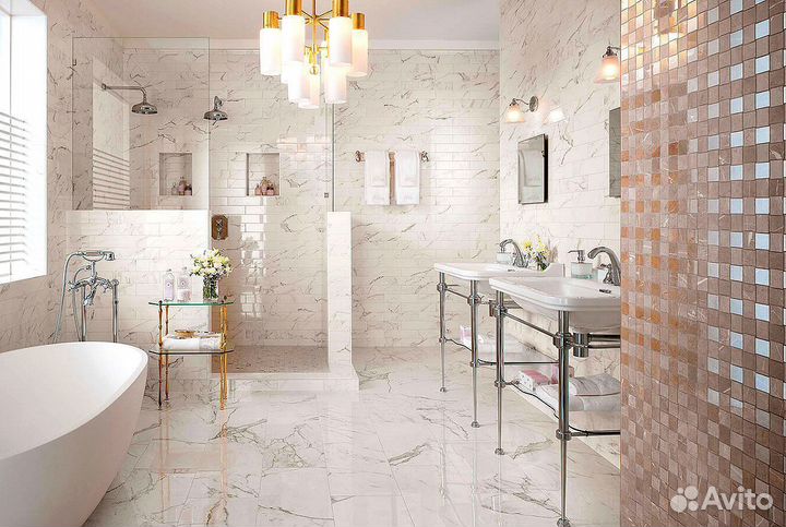 Плитка atlas C. brick atelier Statuario Select