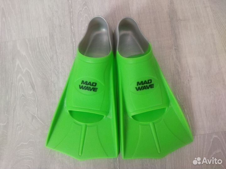 Ласты короткие MAD wave размер 33-34