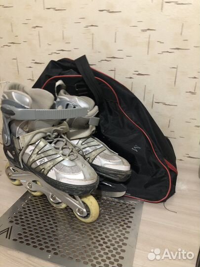 Коньки ролики 2 в 1 раздвижные