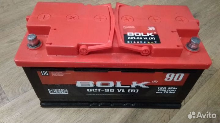 Аккумулятор Б/У 90 Ампер
