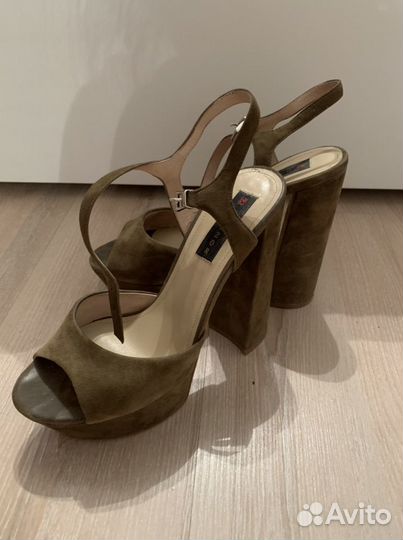 Босоножки на платформе блочный каблук