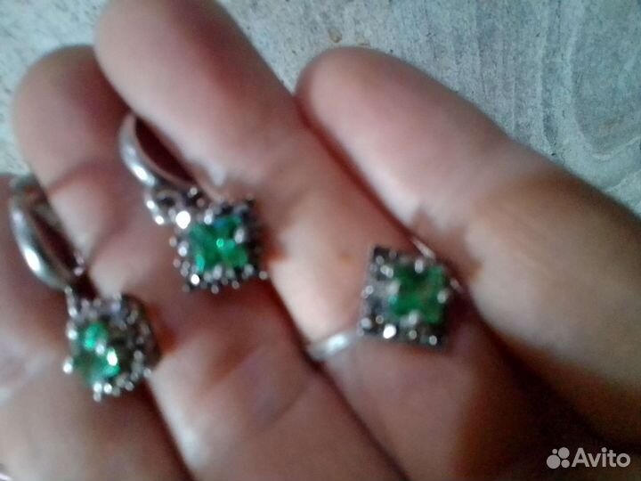 Серебряные серьги